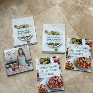 Bundle of healthy cookbooks